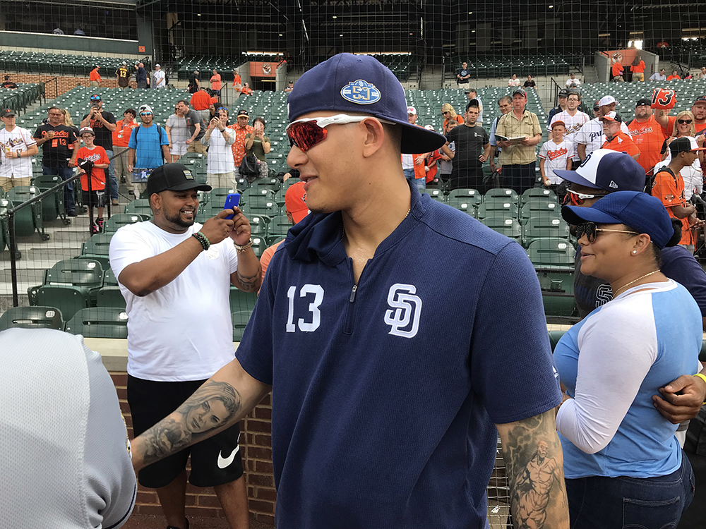 The first Manny Machado Dodgers apparel, including jerseys and T-shirts 