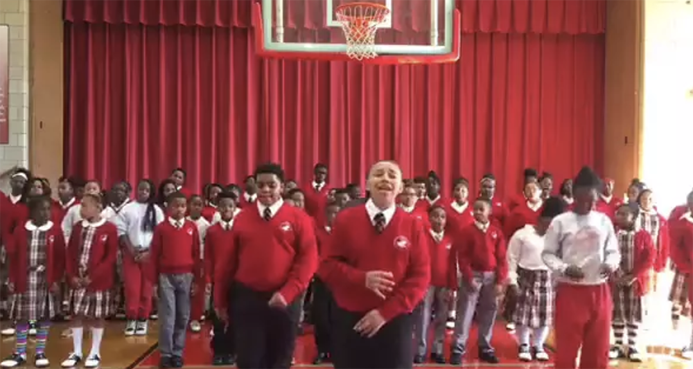 Cardinal Shehan Choir Performs “Rise Up” Baltimore Magazine