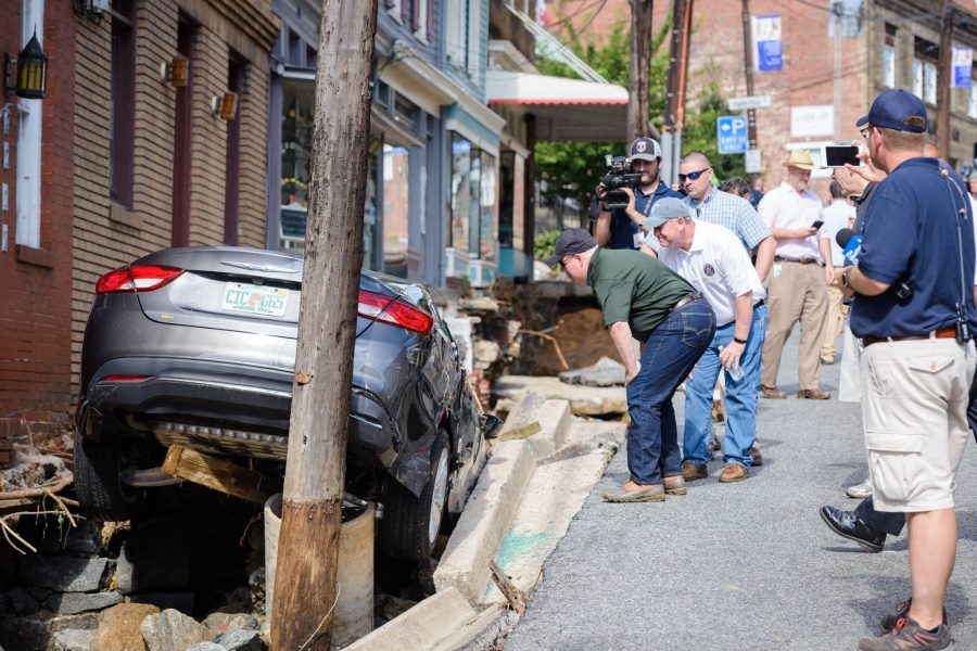 Community Gathers After Flood Devastation in Ellicott City Baltimore
