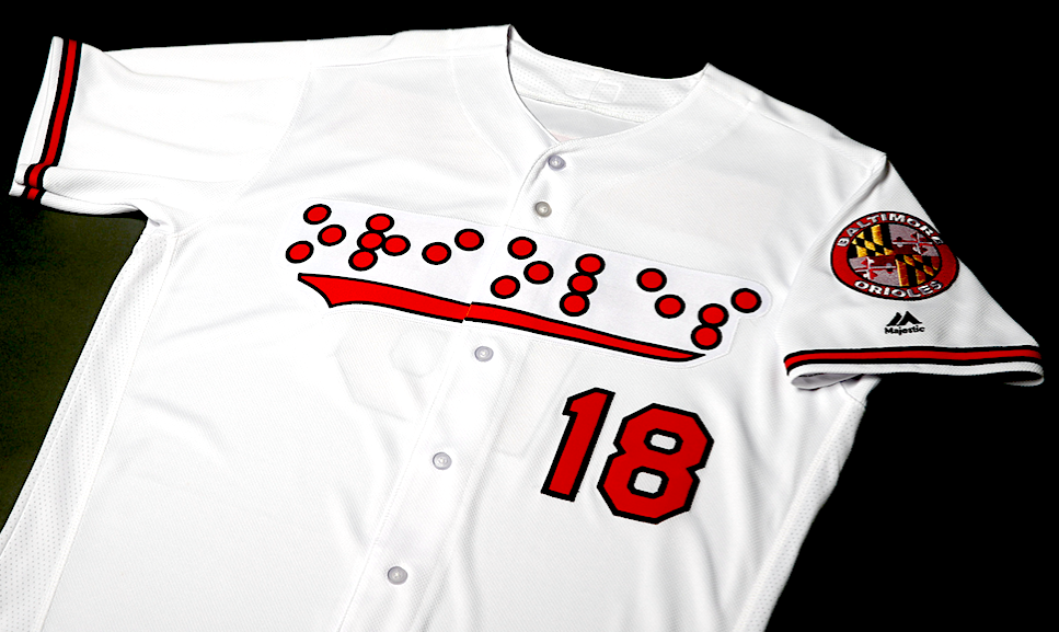 braille baseball uniforms