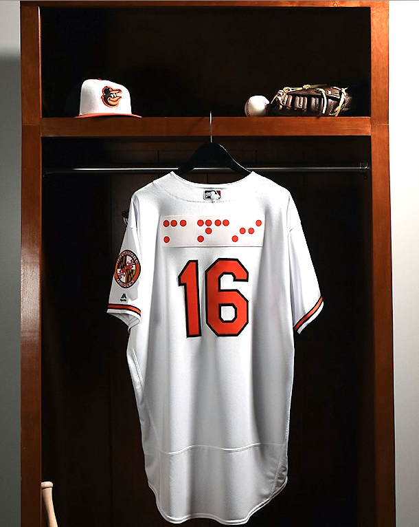 Baltimore Orioles Will Be The First Team To Wear Braille Lettering