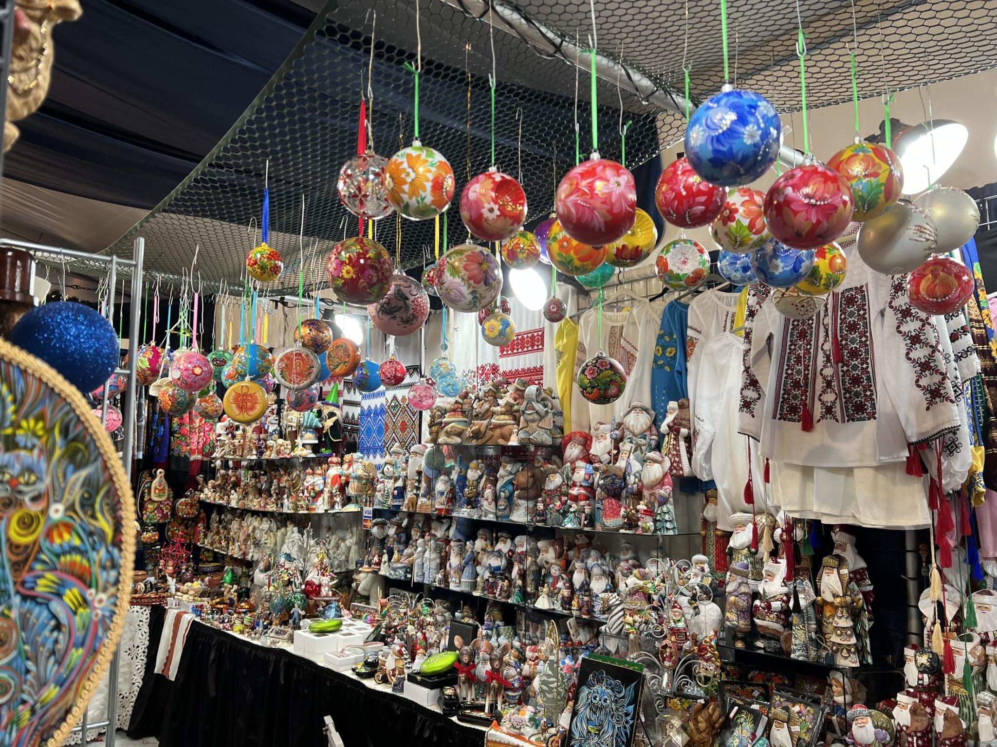 For Ukrainian Vendors at Baltimore’s Christmas Village, This Season