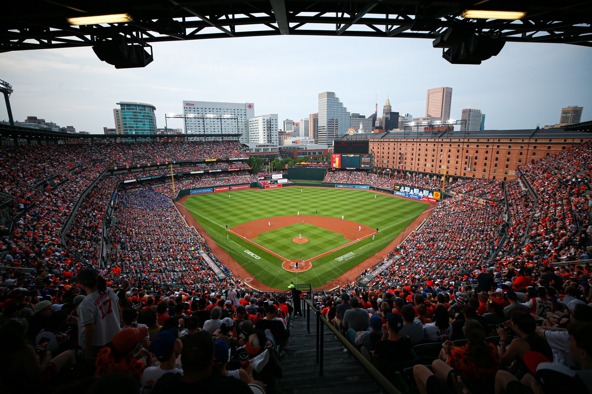Then and now photos: Orioles opening day